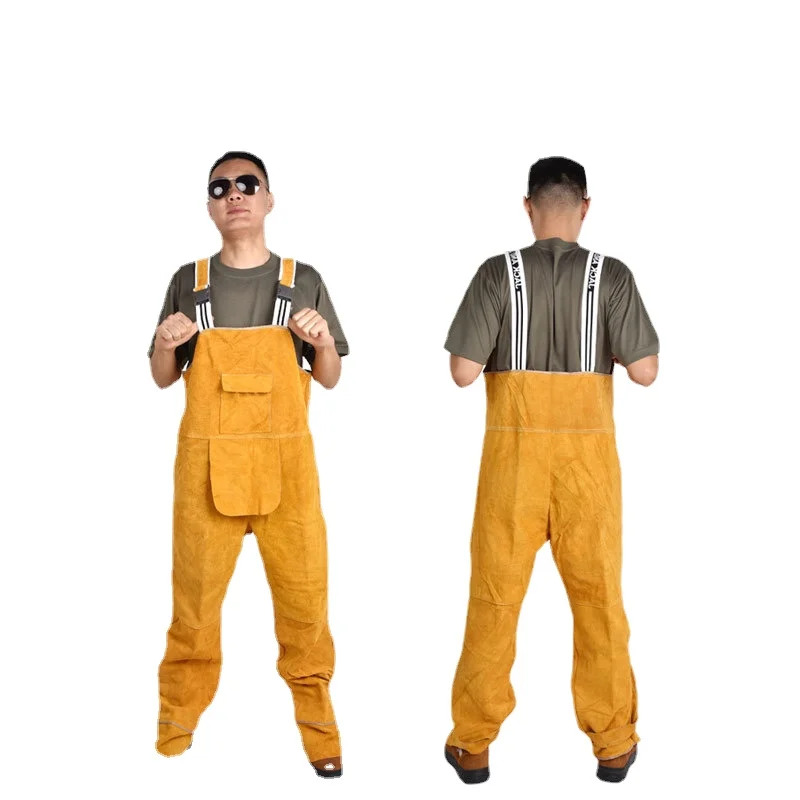 Celana terusan las kulit sapi  - Leather Work Overalls ulasan dan harga