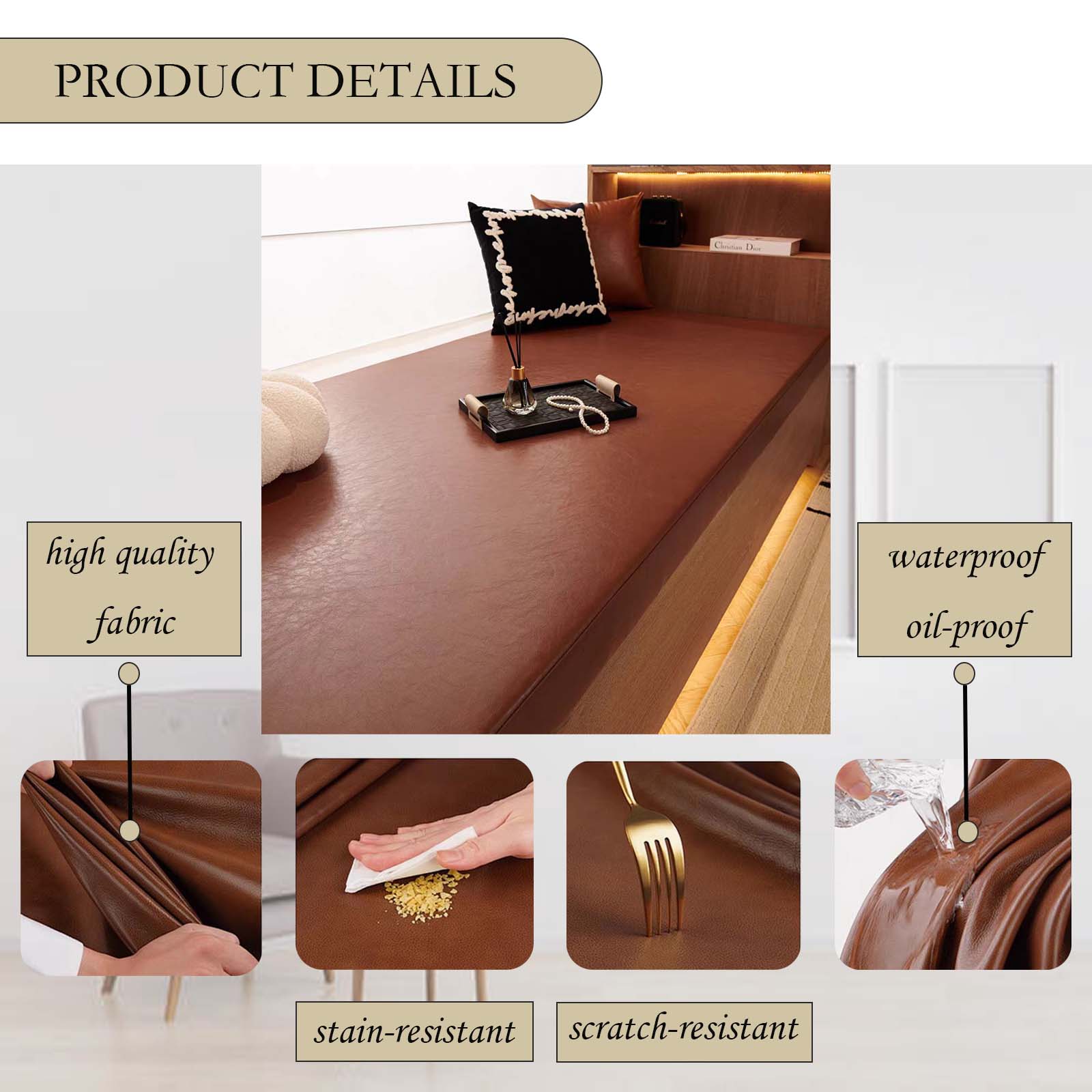 Bantalan Sandaran Sofa Kulit P - Leather Workbench ulasan dan harga