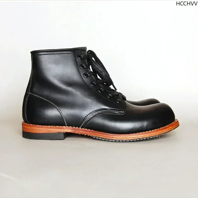 Vintage pria Goodyear bot kuli - Vintage Leatherwork ulasan dan harga