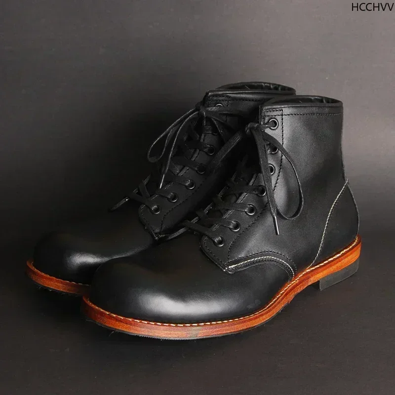 Vintage pria Goodyear bot kuli - Vintage Leatherwork ulasan dan harga
