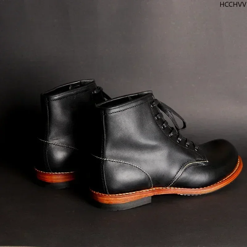 Vintage pria Goodyear bot kuli - Vintage Leatherwork ulasan dan harga
